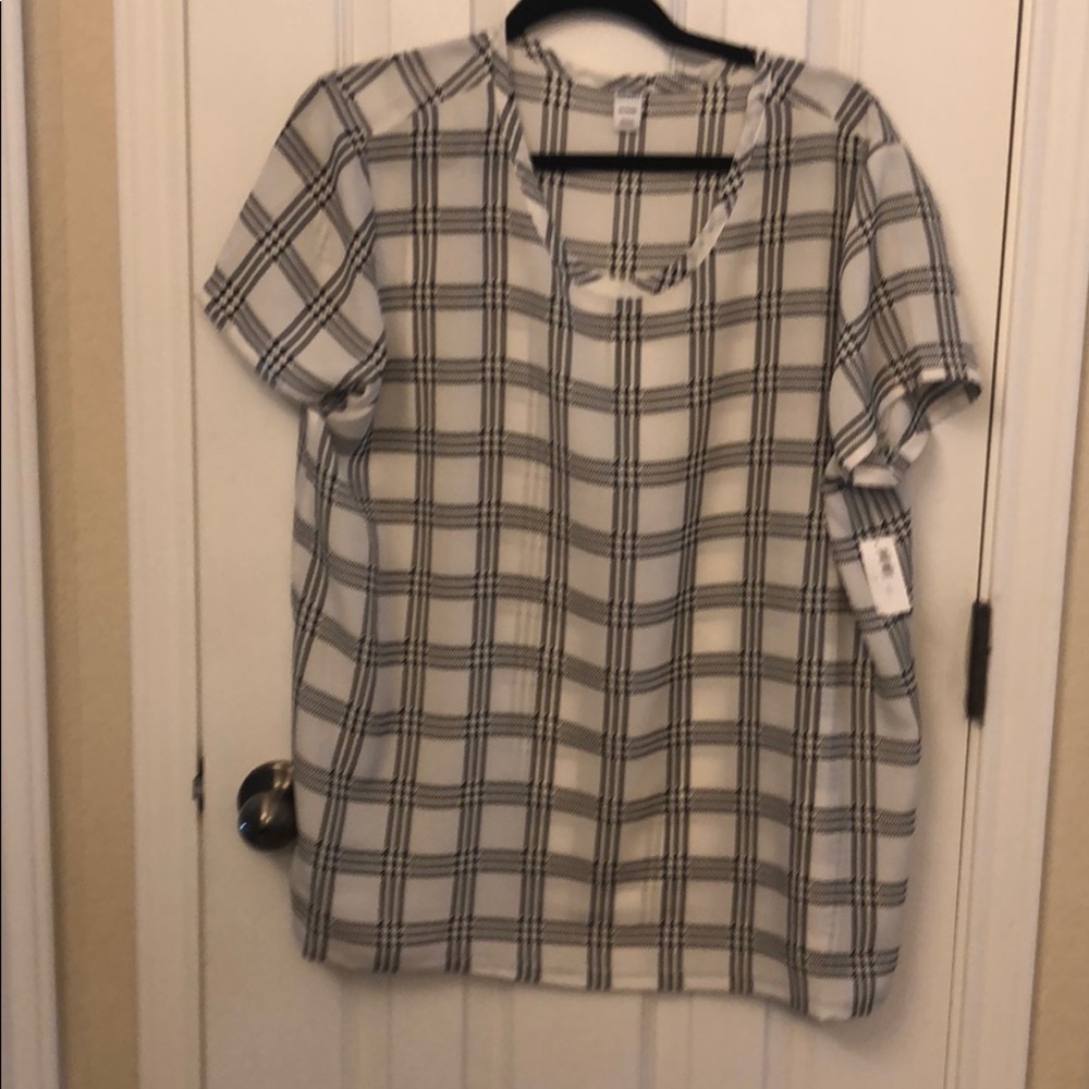 Old navy shirt plaid NWT